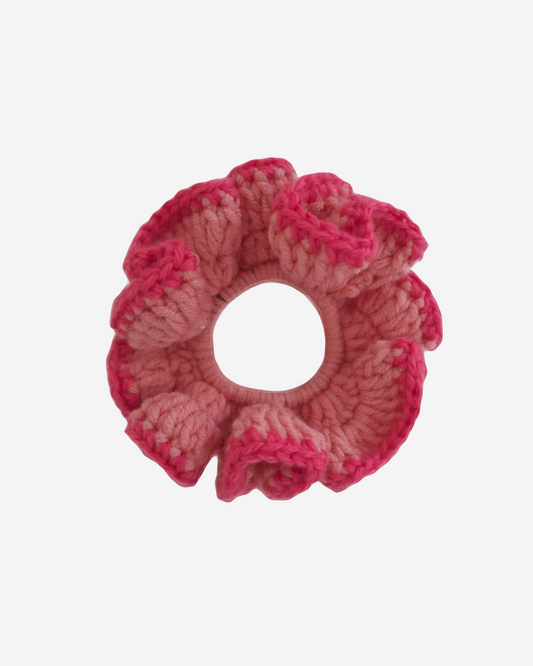 Scrunchie in flamingo