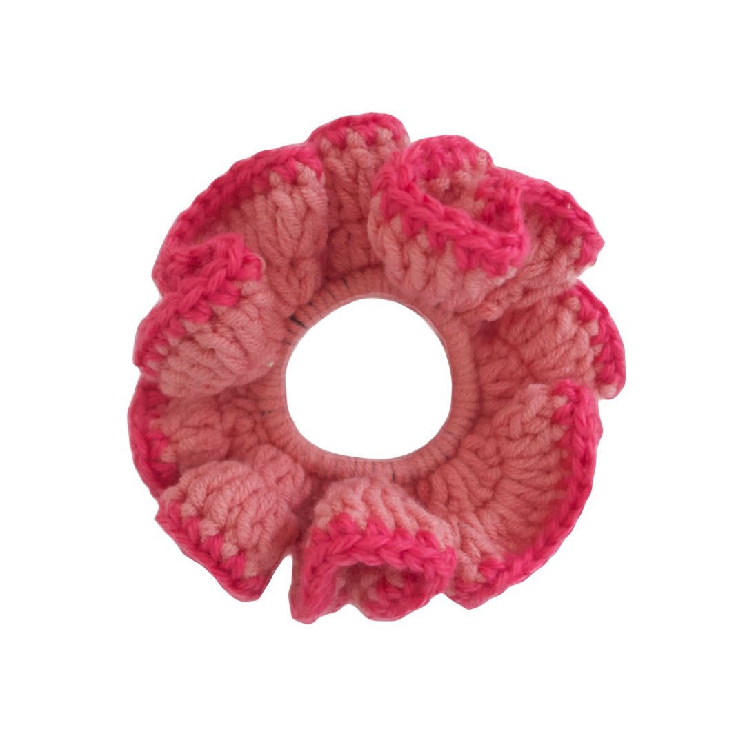 Scrunchie in flamingo