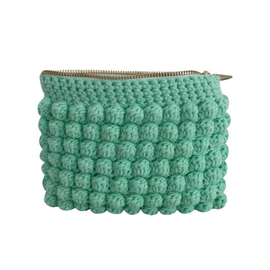 Bobble pouch in mint
